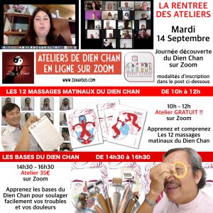 Lire la suite à propos de l’article Journée découverte du Dien Chan sur Zoom – mardi 14 septembre