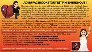 Lire la suite à propos de l’article ADIEU FACEBOOK ! TOUT EST FINI ENTRE NOUS !