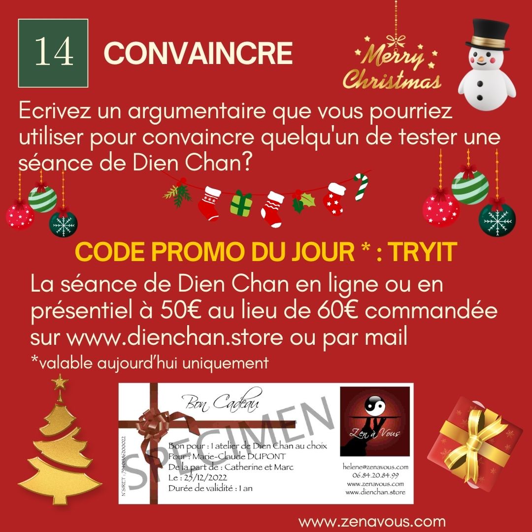 Lire la suite à propos de l’article Jour 14 Calendrier de l’Avent